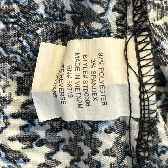 NY Collection Shirt Dress Light Weight Boho Button Down Modest Preppy Size XL - Picture 13 of 14